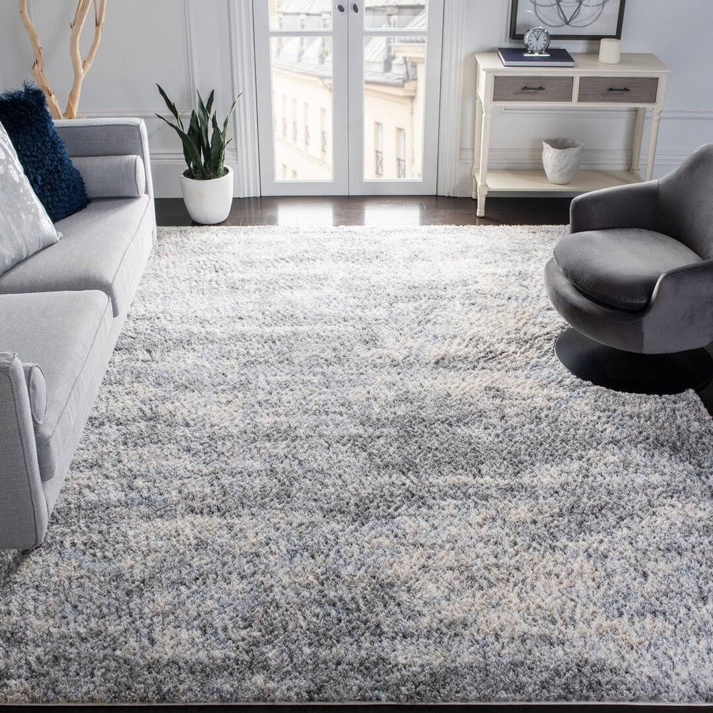 Rabia Gray/Cream Area Rug Wrought Studio Rug Size Rectangle 6' x 9'
